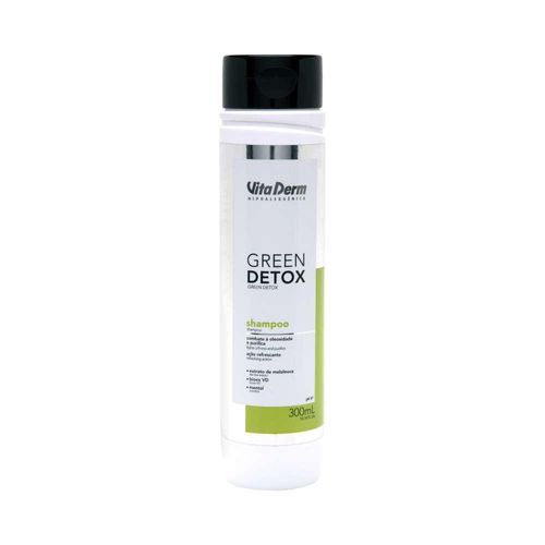 Shampoo Vita Derm Green Detox Cabelos Oleosos 300 ml Shampoo Vita Derm Green Detox Cabelos Oleosos 300 ml