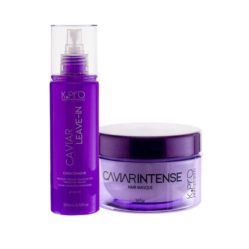 Kit K.Pro Caviar Color Máscara 165 g + Leave-in 200 ml Kit K.Pro Caviar Color Máscara 165 g + Leave-in 200 ml