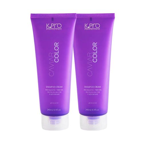 Kit K.Pro Caviar Color 2 Shampoos Cream 240 ml