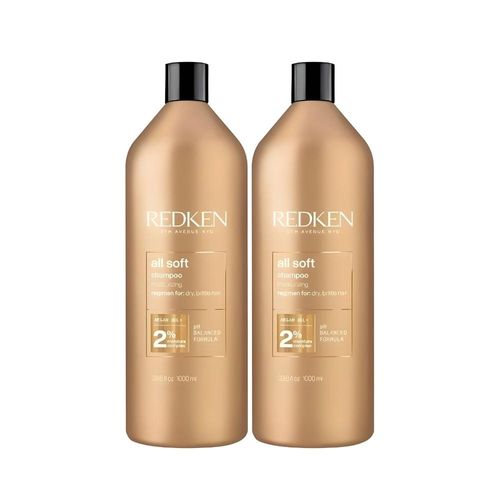 Kit Redken All Soft Argan Oil 2 Shampoo 1 Litro Kit Redken All Soft Argan Oil 2 Shampoo 1 Litro