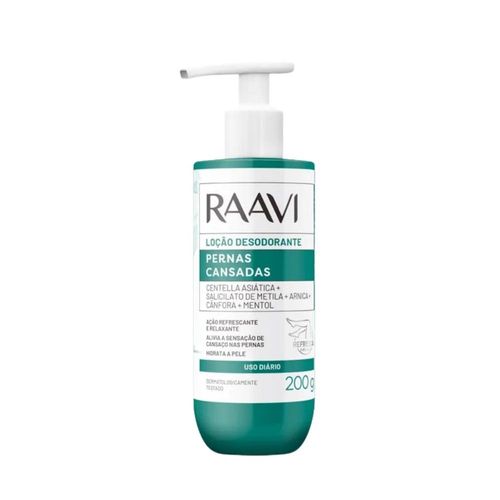 Raavi Loçao Desodorante Pernas Cansadas 200 g