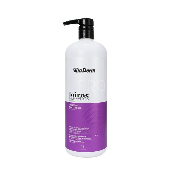 Máscara Matizadora Vita Derm Loiros Perfeitos 1 Litro