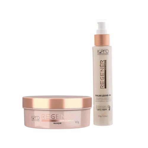Kit K.Pro Regenér Máscara Capilar 165 g + Leave-In 120 g Kit K.Pro Regenér Máscara Capilar 165 g + Leave-In 120 g