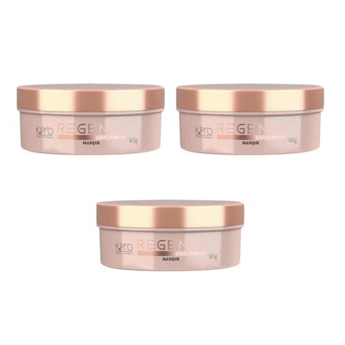 Kit K.Pro Regenér 3 Máscaras Capilares 165 g Kit K.Pro Regenér 3 Máscaras Capilares 165 g