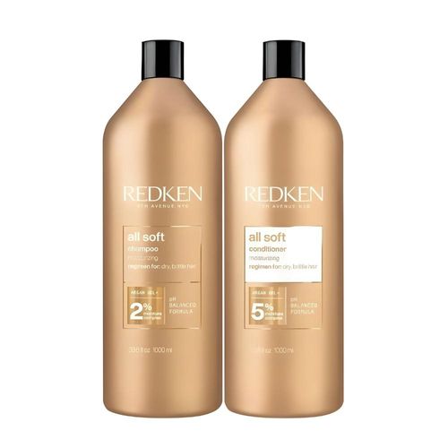 Kit Redken All Soft Shampoo + Condicionador 1 Litro