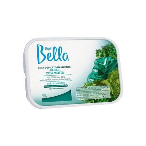 Cera Depilatória Depil Bella Algas com Menta 500 g