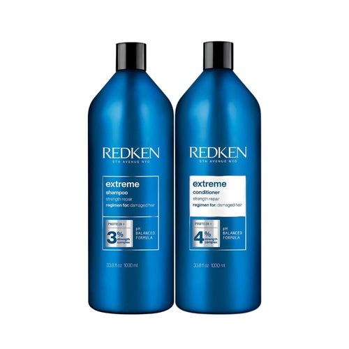 Kit Redken Extreme Shampoo + Condicionador 1 Litro Kit Redken Extreme Shampoo + Condicionador 1 Litro