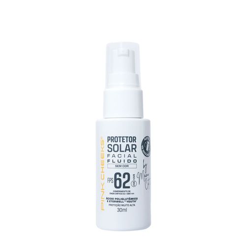 Proteção Solar Facial Pink Cheeks Fluido By Manu Cit FPS 62 30ml 30ml Proteção Solar Facial Pink Cheeks Fluido By Manu Cit FPS 62 30ml 30ml