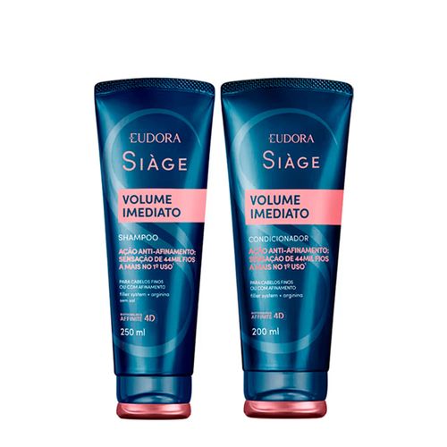 Kit Eudora Siàge Volume Imediato - 2 Produtos Kit Kit Eudora Siàge Volume Imediato - 2 Produtos Kit