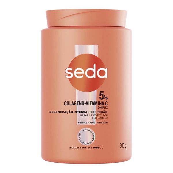 Creme para Pentear Seda Colágeno e Vitamina C Complex 900g