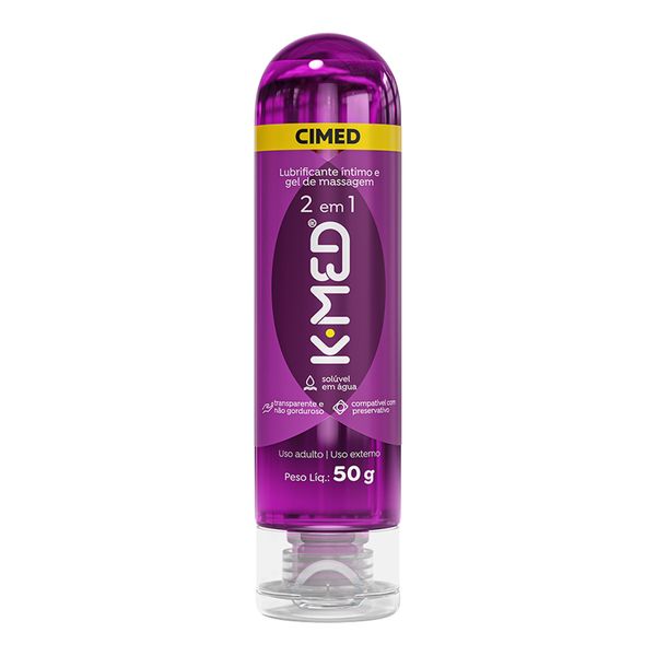 Lubrificante Íntimo K-Med 2 em 1 Gel Solúvel 50g
