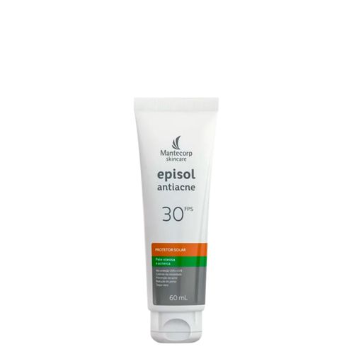 Protetor Solar Facial Mantecorp Episol Antiacne FPS 30 60ml Antiacne FPS 30