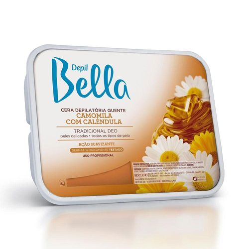 Cera Depilatória Depil Bella Camomila com Calêndula 1000 g