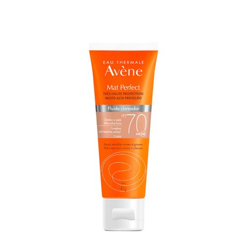 Protetor Solar Facial Clareador Avène Eau Thermale Mat Perfect FPS 70 Clara 40 g Clara