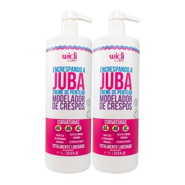 Kit Widi Care Encrespando a Juba 2 Creme de Pentear 1 Litro