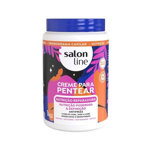 Creme de Pentear Salon Line Nutrição Reparadora 1 Kg Creme de Pentear Salon Line Nutrição Reparadora 1 Kg
