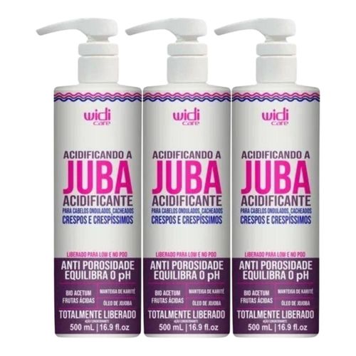 Kit Widi Care Acidificando A Juba 3 Acidificante 500 ml Kit Widi Care Acidificando A Juba 3 Acidificante 500 ml