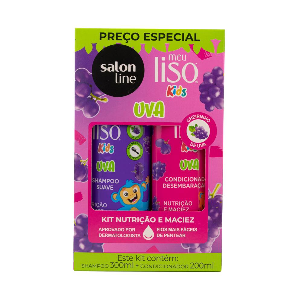 KIT SH & COND S.LINE KIDS LISO  UVA