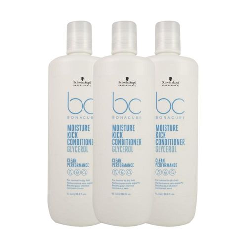 Kit Schwarzkopf Moisture Kick 3 Condicionador 1 Litro Kit Schwarzkopf Moisture Kick 3 Condicionador 1 Litro