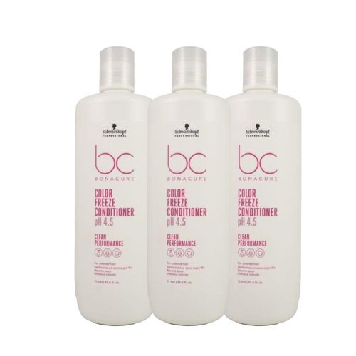 Kit Schwarzkopf Color Freeze pH 4.5 3 Condicionador 1 Litro