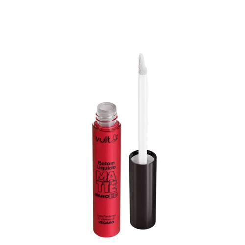 Batom Líquido Matte Vult Nano Hd Vermelho Rubi 5ml Vermelho Rubi Batom Líquido Matte Vult Nano Hd Vermelho Rubi 5ml Vermelho Rubi