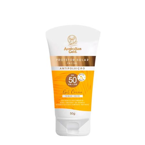 Protetor Solar Facial Matte Australian Gold FPS 50 50g 50 g