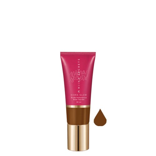 Base Líquida Eudora Niina Secrets Hidra Glow Natural 90 30ml 90