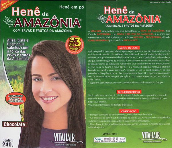 Henê em Pó Amazônia Chocolate 240g