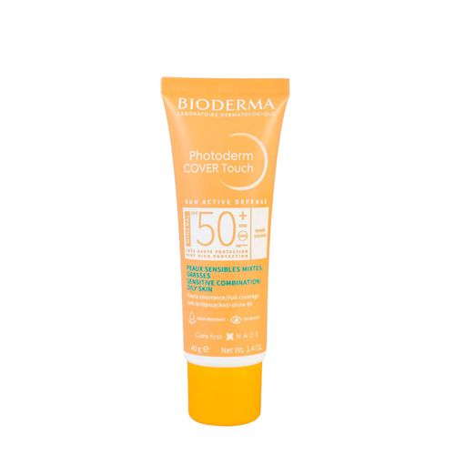 Protetor Solar Facial Bioderma Photoderm Cover Touch FPS 50+ 03 Médio Dorée 40g 03 Médio Dorée