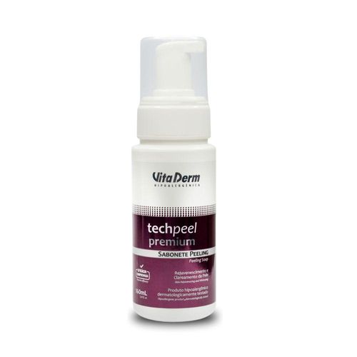 Vita Derm Tech Peel Peeling Sabonete Facial 160 ml