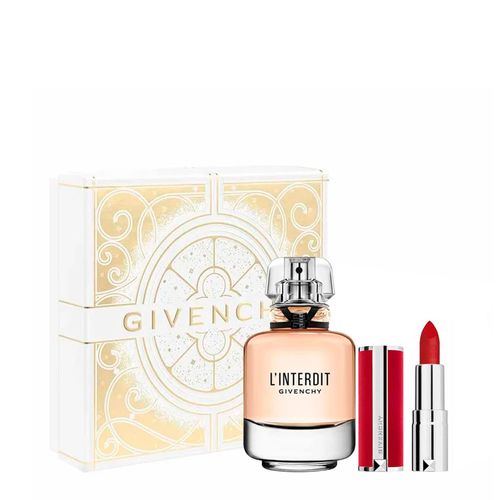 Kit Givenchy L'Interdit Feminino - Eau de Parfum 80ml + Batom 3,4g 80ml
