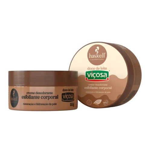 Esfoliante Corporal Haskell Viçosa Doce de Leite 150 g