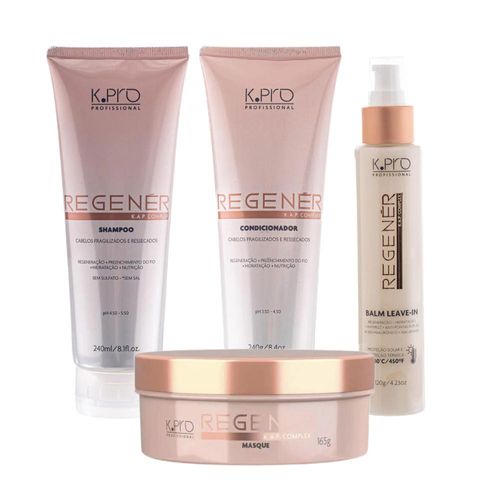 Kit K.Pro Regenér Home Care (4 Produtos) Kit K.Pro Regenér Home Care (4 Produtos)