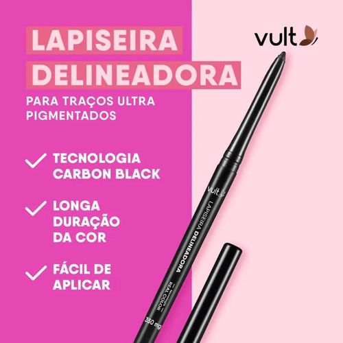 Lapiseira Delineadora Para Olhos Vult Preto Lapiseira Delineadora Para Olhos Vult Preto