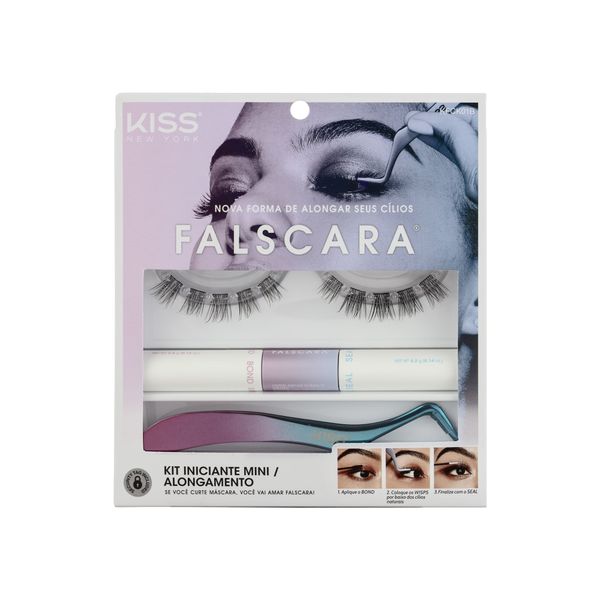 Kit Essencial Extensão de Cílios Falscara - Kiss New York Única
