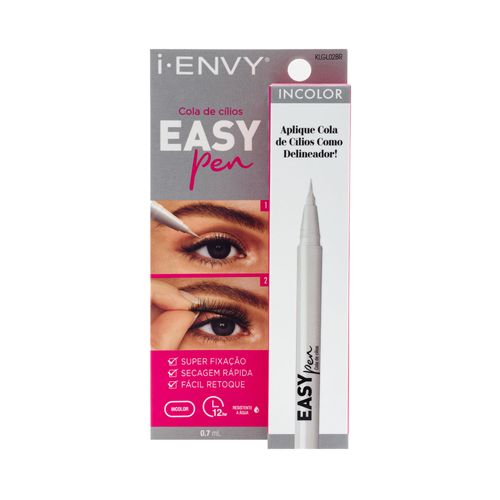 Cola para Cílios Postiços Delineadora Easy Pen - Kiss New York Incolor Incolor Incolor