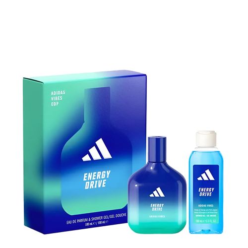 Kit Adidas Vibes Energy Drive - Eau de Parfum 100ml + Shower Gel 100ml Kit