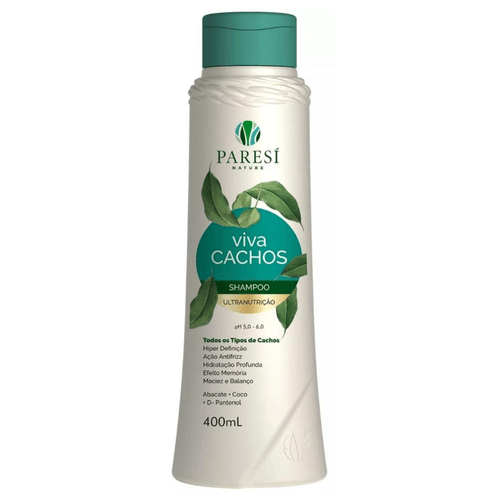 Shampoo Ultra Nutrição Viva Cachos 400ML Paresí Nature