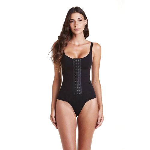 Body Pós Cirúrgico com Fecho em Velcro na Abertura Higiênica GG Cor: Preto  Tam: GG GG