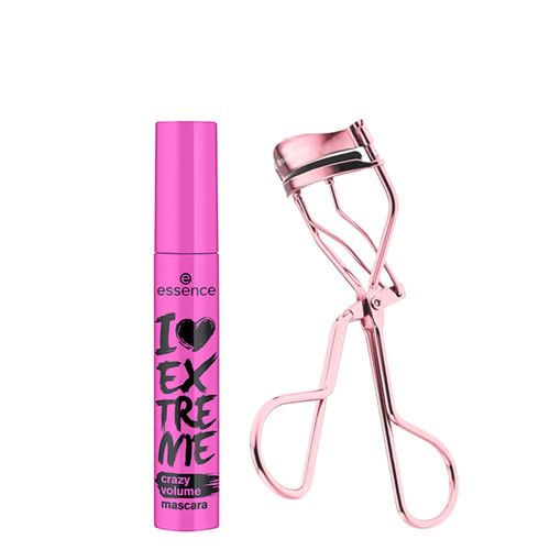Kit Essence Modelador de Cílios All The Way Up + Máscara para Cílios de Volume I Love Extreme Crazy Volume Preto 12ml Kit Kit Essence Modelador de Cílios All The Way Up + Máscara para Cílios de Volume I Love Extreme Crazy Volume Preto 12ml Kit