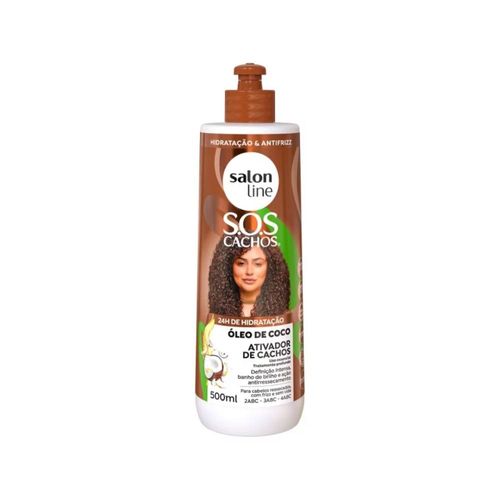 Salon Line SOS Cachos Óleo de Coco Ativador de Cachos 500ml