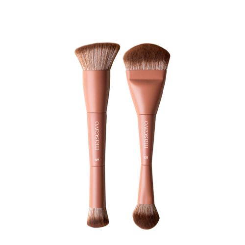 Kit Mascavo Pro Series Pincel de Maquaigem Duplo Base e Corretivo + Duplo Multifuncional Kit