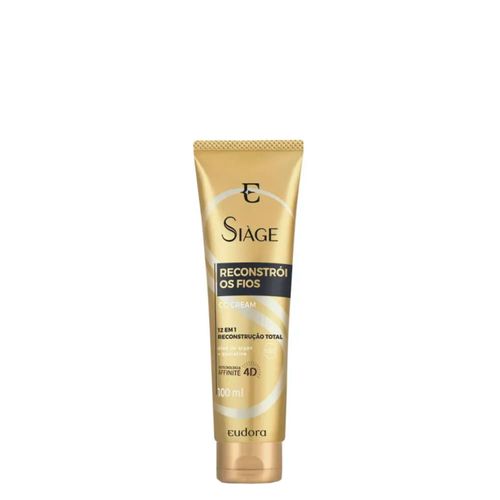 Cc Cream Eudora Siàge Reconstói os Fios 4D 100ml 100 ml