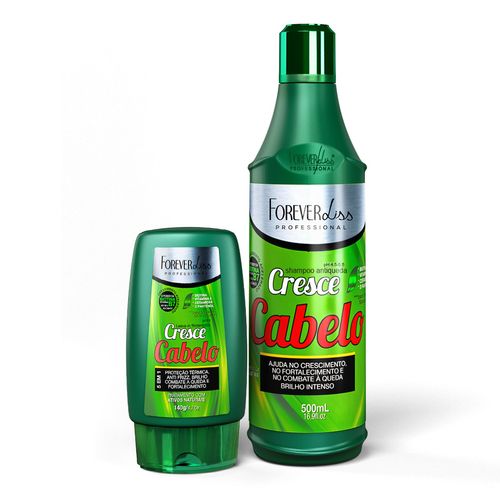 Kit Cresce Cabelo Forever Liss - Shampoo E Leave-In U