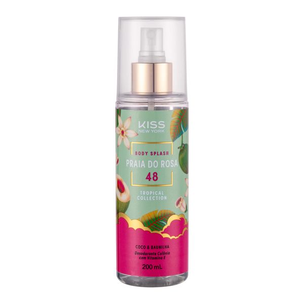 Body Splash Tropical Collection - Kiss New York Floral amadeirada Praia do Rosa 48 Floral amadeirada
