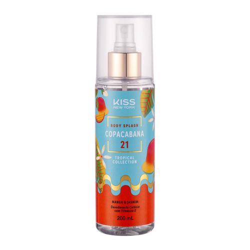 Body Splash Tropical Collection - Kiss New York Floral amadeirada Copacabana 21 Floral amadeirada