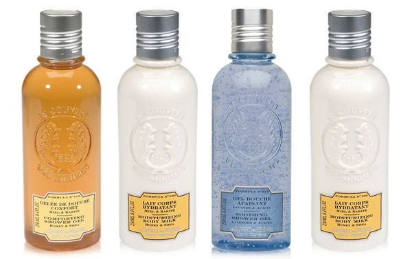 Kit Loccitane Gel de Banho 4 Unidades