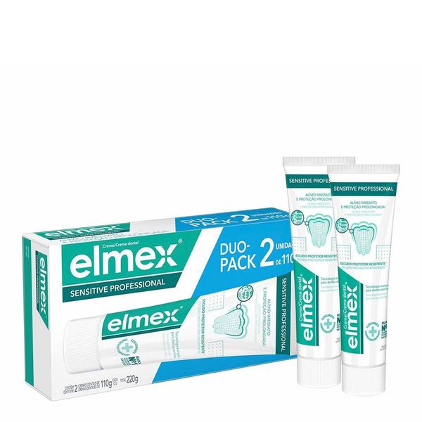 Creme Dental Elmex Sensitive 2 Unidades De 110g