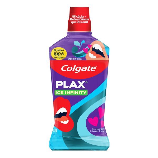Enxaguante Bucal Colgate Plax Ice Infinity 1 Litro