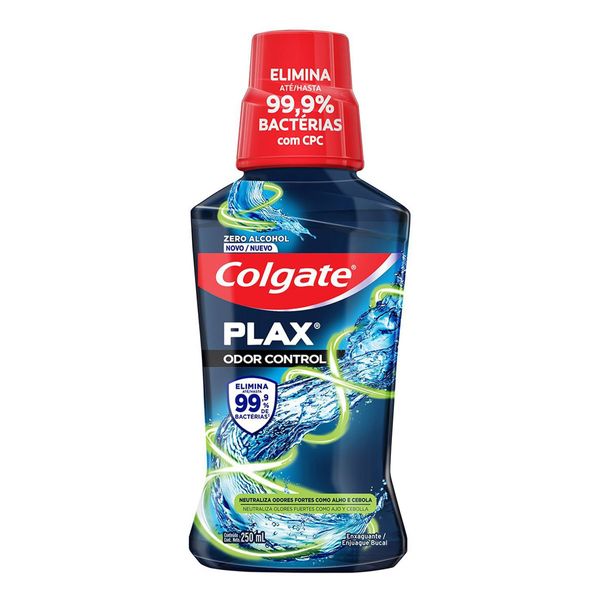 Enxaguante Bucal Colgate Plax Odor Control Zero Álcool 250ml